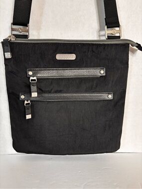 Baggallini Black Nylon Crossbody Bag
